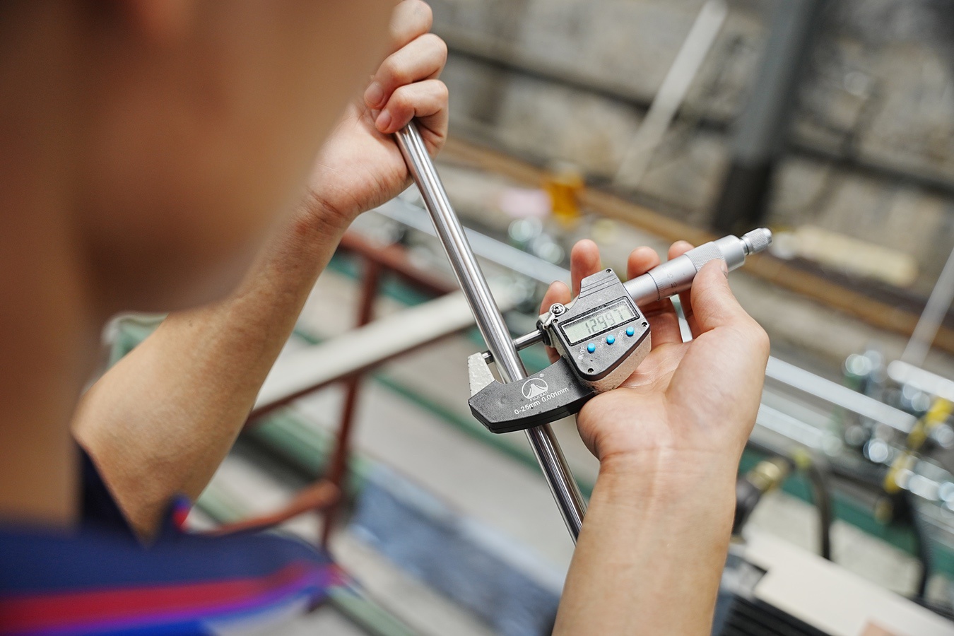 Grinding rod measurement